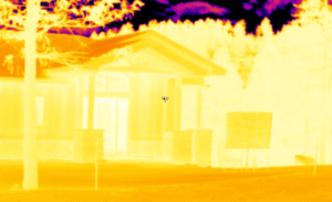 Thermal Image of traditional home